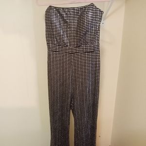 Forever 21 szL metallic jumpsuit, NWT